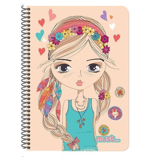 Τετράδιο Σπιράλ Must - 2 θέματα