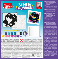 Creative Ζωγραφική με Αριθμούς Λεοπάρδαλη/Σπουργίτι