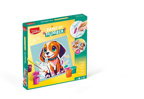 Creative Ζωγραφική με Αριθμούς Σκυλάκι/Αλεπουδίτσα