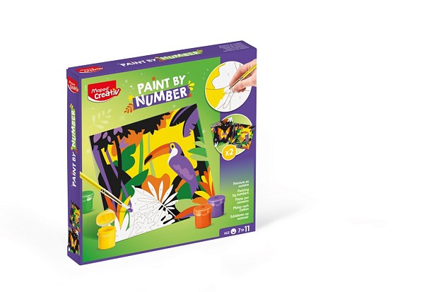 Creative Ζωγραφική με Αριθμούς Τουκάν/Πεταλούδα