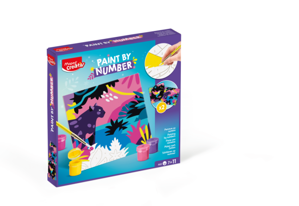 Creative Ζωγραφική με Αριθμούς Λεοπάρδαλη/Σπουργίτι