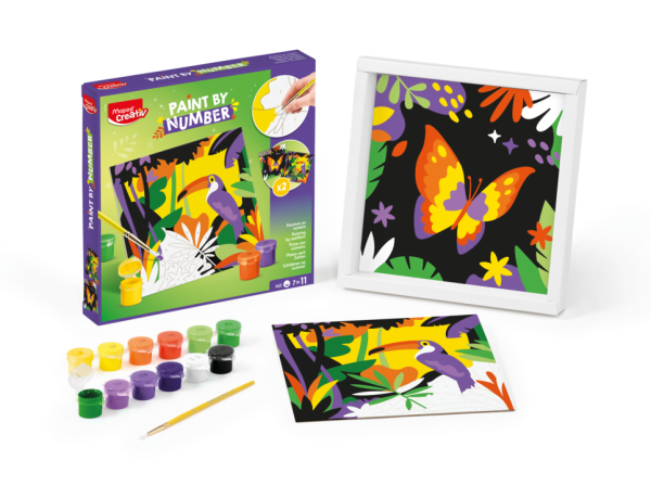 Creative Ζωγραφική με Αριθμούς Τουκάν/Πεταλούδα