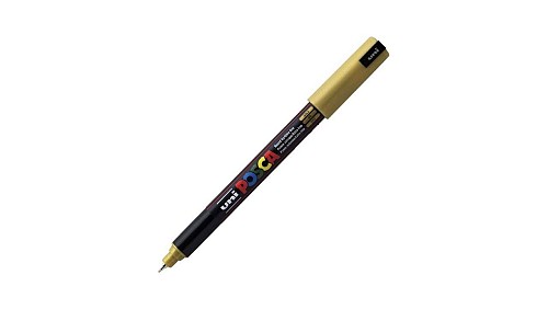 Posca Μαρκαδόρος Χρυσό Πολύ Λεπτός 0.7mm