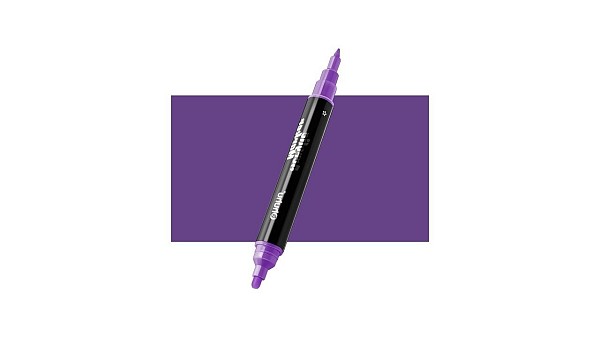 Ohuhu Μαρκαδόρος Ζωγραφικής Διπλής Μύτης Acrylic Pansy V209