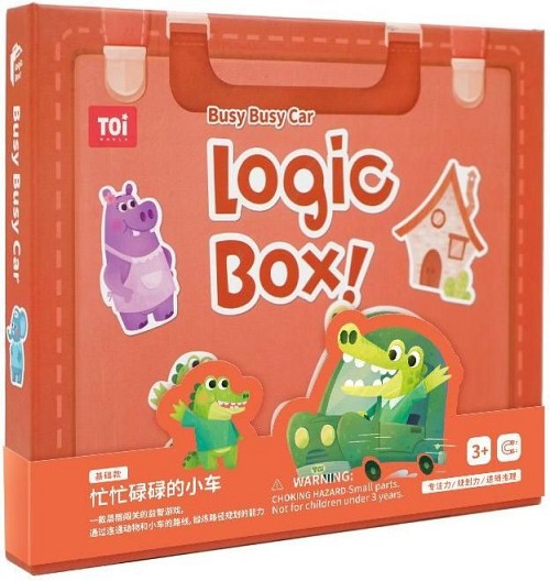 Επιτραπέζιο Παιχνίδι Logic Box Busy Cars Toi World