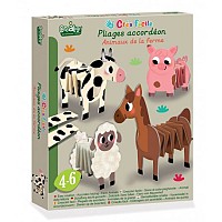 Κατασκευή Ακορντεόν με χαρτί: Ζώα της Φάρμας- Crealign