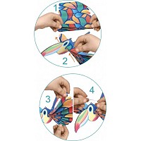 Κατασκευή Αναδίπλωσης: Εξωτικά Πουλιά - Crealign