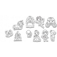 Σετ Σφραγίδων: Πριγκίπισσες και Νεράιδες - Φτιάχνω τη δική μου ιστορία - Crealign