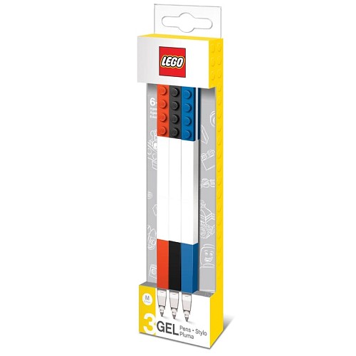 LEGO 3-Pack Gel Pen Set