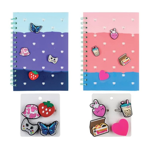 ΣΗΜΕΙΩΜΑΤΑΡΙΟ CENTRUM ΣΙΛΙΚΟΝΗΣ CHARM 14,5x21cm (80σελ.)