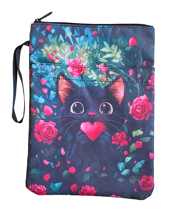 Θήκη Βιβλίου/Τάμπλετ - Black cat