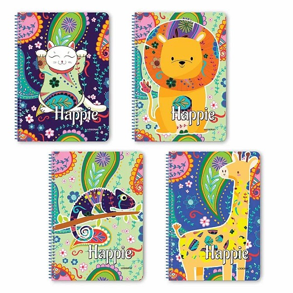 Τετράδια Σπιράλ Happie