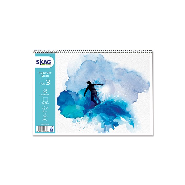 Μπλοκ Ακουαρέλας SKAG 2