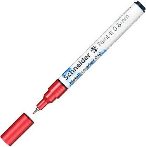 Μαρκαδόρος Σχεδίου Schneider Paint-It 0,8mm Κόκκινος
